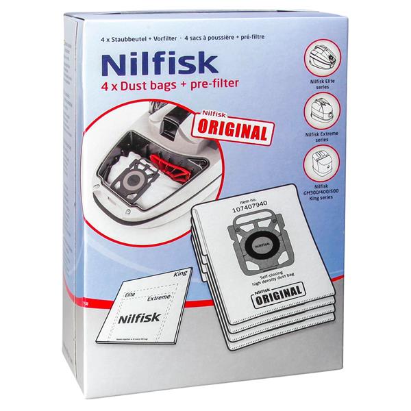 NILFISK ULTRA DUSTBAG 4+1 FOR ELITE