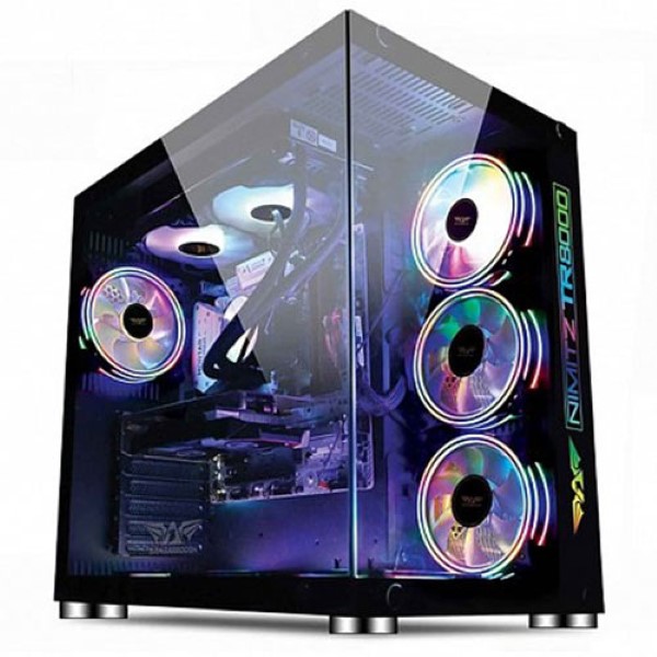 ARMAGGEDDON FULL ATX GAMING CASE NIMITZ TR8000 BLACK