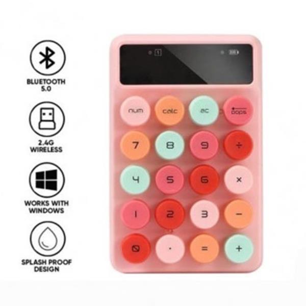 ALCATROZ NUMERIC PAD JELLYBEAN NUM A3 CRAYON PINK