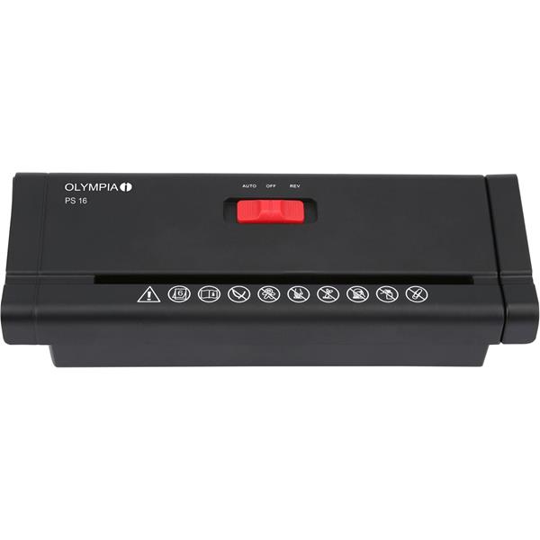 OLYMPIA PS 16 PAPER SHREDDER BLACK