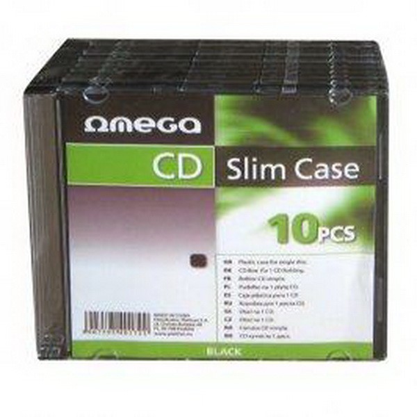 OMEGA SLIM CASE BLACK 10PCS