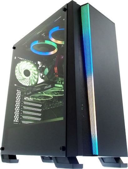 iBox Wizard 4 Gaming Midi Tower RGB BLACK
