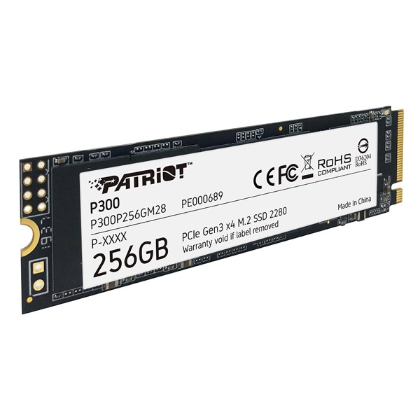 PATRIOT SSD 256GB 1100/1700 P300 M.2 PCIE