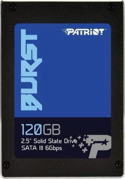 PATRIOT BURST 120 GB, SOLID STATE DRIVE READ 120 GB 560 MB / S, WRITE 540 MB / S BLACK, SATA 6 GB / S, 2.5 "
