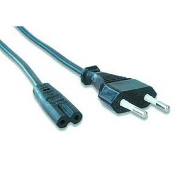 CABLEXPERT POWER CORD EU INPUT 2PIN PLUG 1,8M