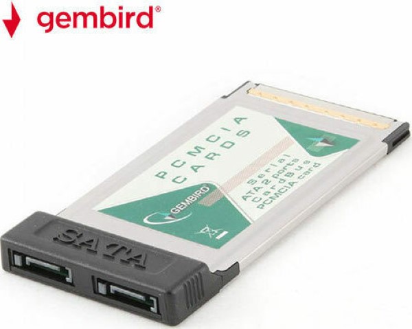 GEMBIRD SERIAL ATA CARDBUS PCMCIA CARD 2 SATA PORTS