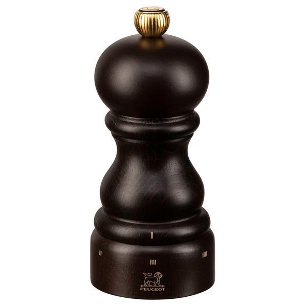 PEUGEOT PARIS PEPPER MILL BEECH WOOD CHOCOLATE 12 CM