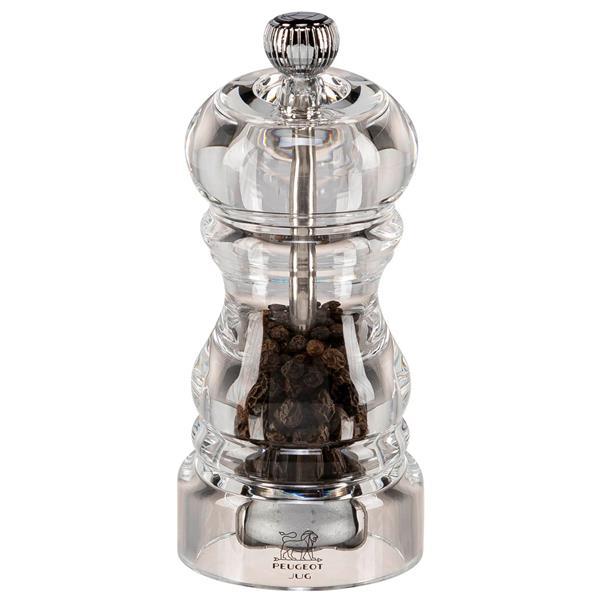 PEUGEOT NANCY PEPPER MILL ACRYL CLEAR 12 CM