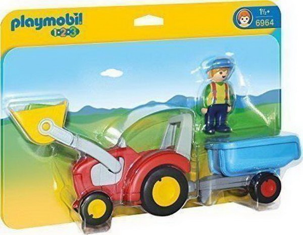 PLAYMOBIL Τρακτέρ με Ρυμουλκούμενο 6964