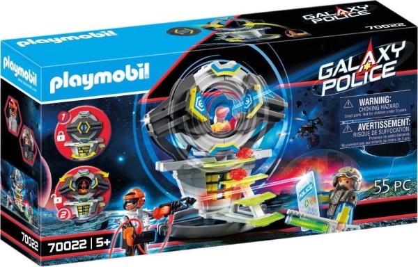 PLAYMOBIL SPACE GALAXY POLICE SAFE WITH CODE 70022