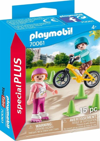 PLAYMOBIL Special Plus Skates & BMX 70061