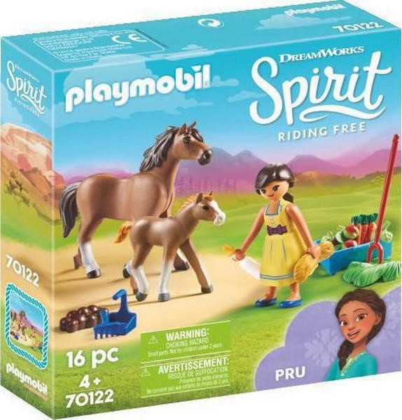 Playmobil Spirit Riding Free: Pru With Horse And Foal 70122