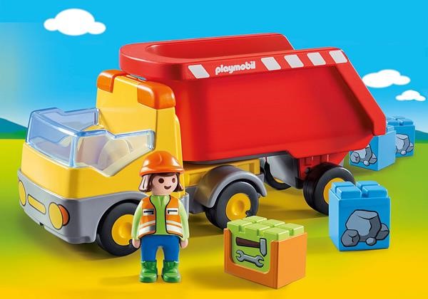 PLAYMOBIL 70,126 Dump Truck, Construction Toys