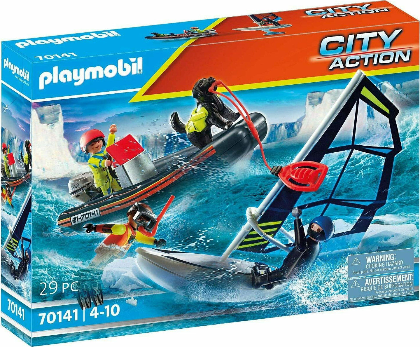 Playmobil City Action: Polar Sailor Rescue With Dinghy 70141