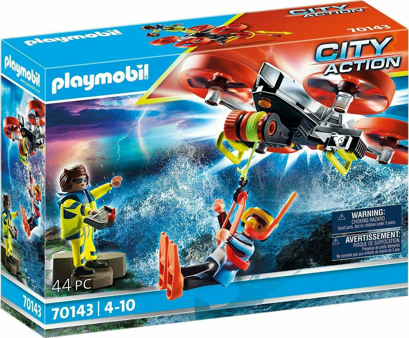 Playmobil City Action: Diver Rescue With Rescue Drone 70143