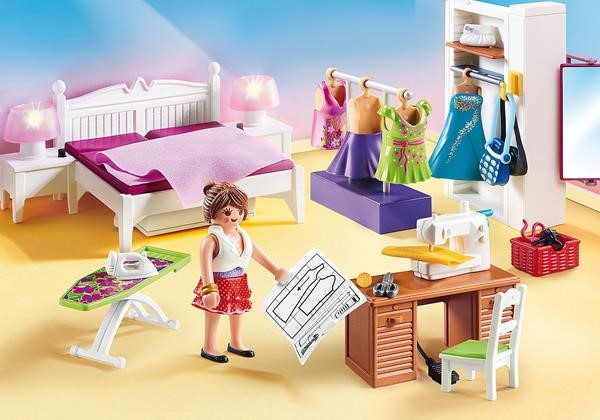 PLAYMOBIL 70208 bedroom with Nähecke, construction toys