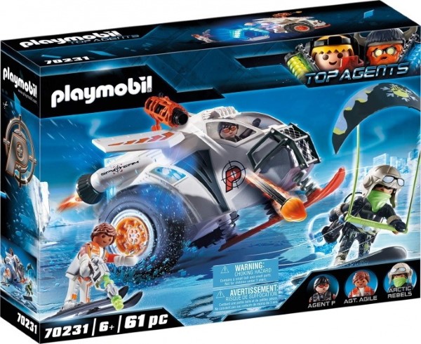PLAYMOBIL TOP AGENTS SPY TEAM SNOW GLIDER 70231