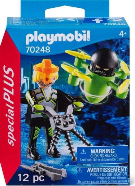 PLAYMOBIL SPECIAL PLUS AGENT WITH DRONE 70248