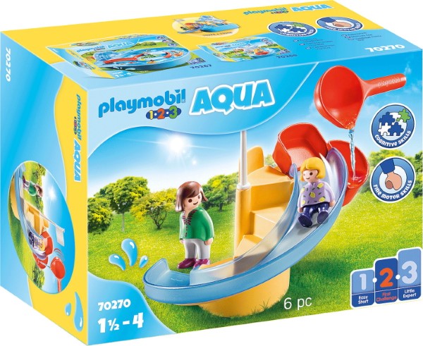 PLAYMOBIL 123 AQUA-WATER SLIDE 70270