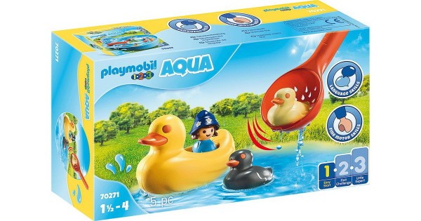 PLAYMOBIL 123 AQUA DUCK BOAT 70271