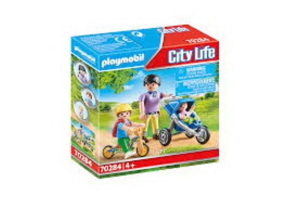 PLAYMOBIL CITY LIFE MOTHER WITH CHILDREN 70284