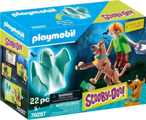 PLAYMOBIL SCOOBY-DOO SCOOBY AND SHAGGY WITH GHOST 70287