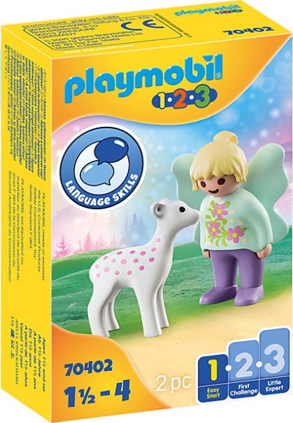 PLAYMOBIL 123 FAIRY FRIEND WITH FAWN 70402
