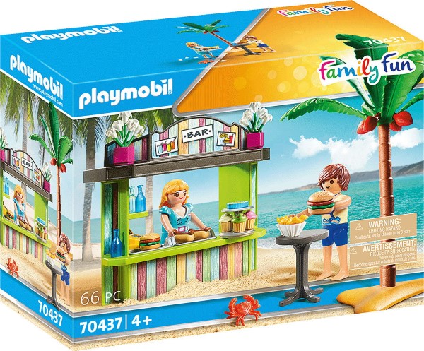 PLAYMOBIL FAMILY FUN BEACH SNACK BAR 70437