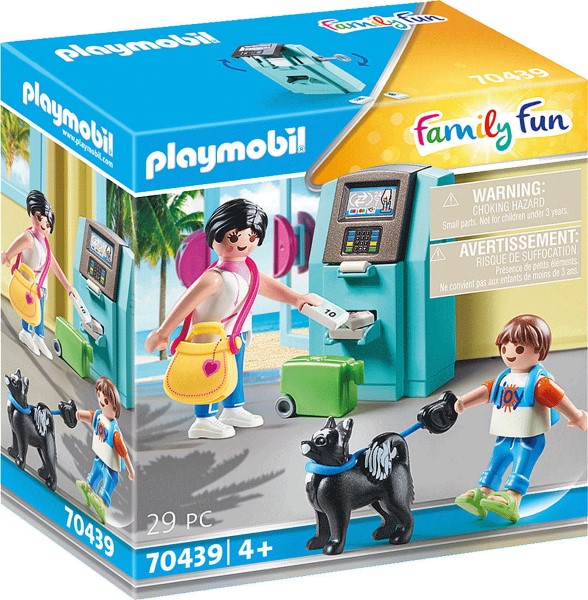 PLAYMOBIL FAMILY FUN TOURISTS WITH ATM 70439