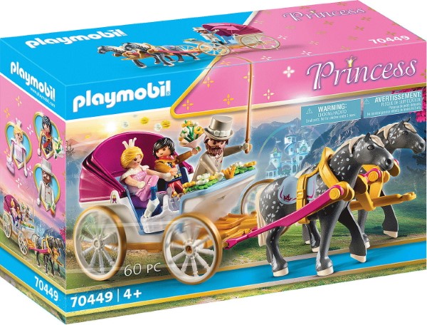 PLAYMOBIL PRINCESS HORSE-DRAWN CARRIAGE 70449