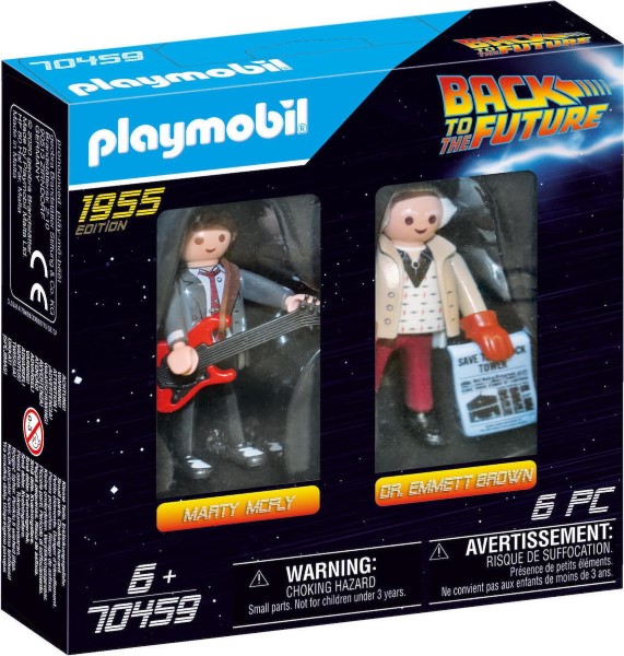 PLAYMOBIL BACK TO THE FUTURE MARTY MCFLY AND DR. EMMET BROWN 70459