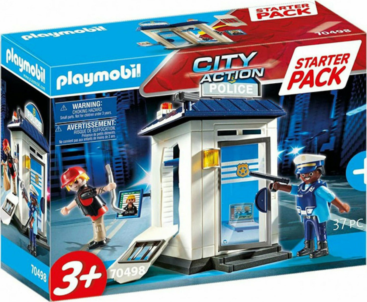 Playmobil City Action: Starter Pack Αστυνομικό Τμήμα 70498