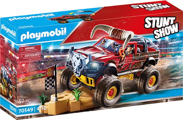 PLAYMOBIL STUNTSHOW MONSTER TRUCK HORNED 70549