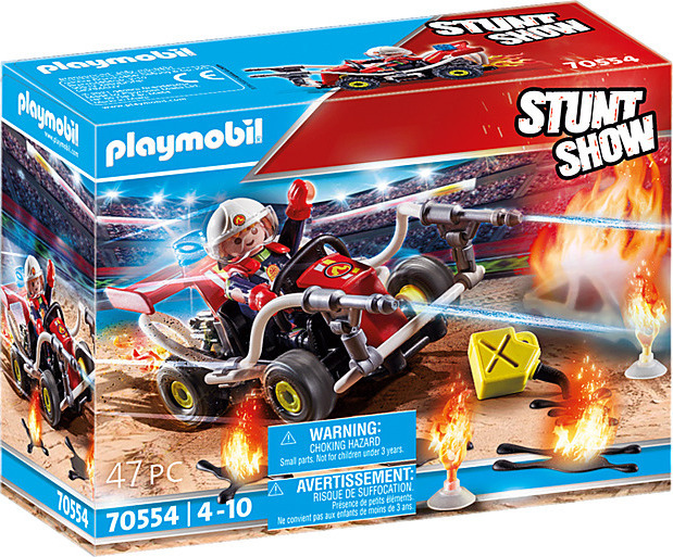 Playmobil Stunt Show: Καρτ με Πυροσβεστικό Όχημα 70554