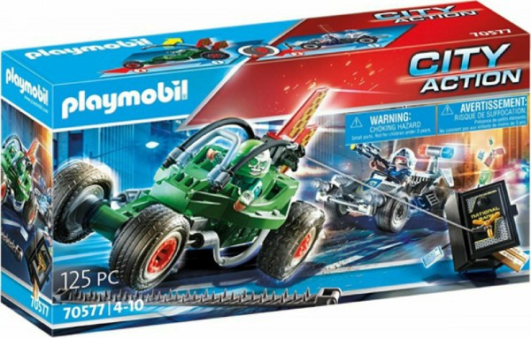 Playmobil City Action Αστυνομική Καταδίωξη Go-Kart 70577