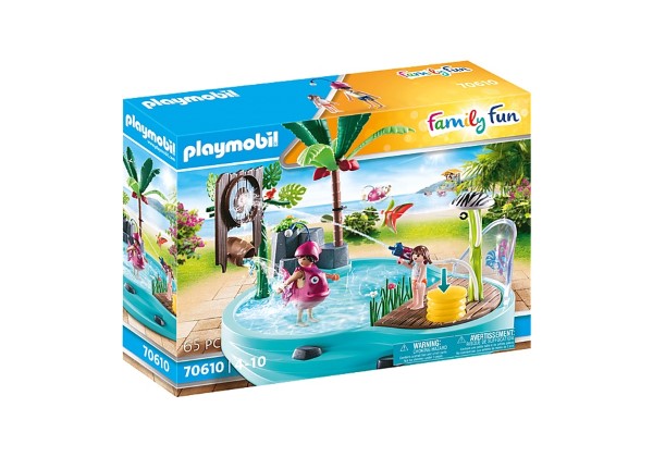 Playmobil Family Fun Small Pool with Water Sprayer 70610