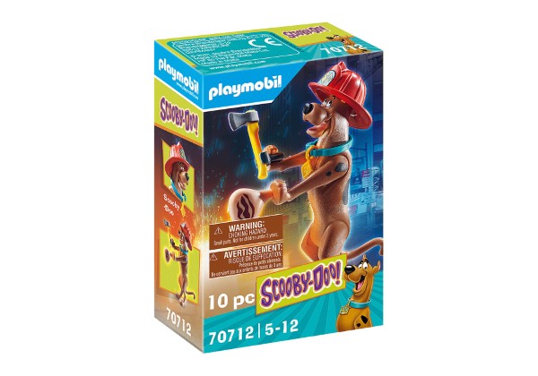 Playmobil Scooby Doo Συλλεκτική φιγούρα Scooby Πυροσβέστης 70712