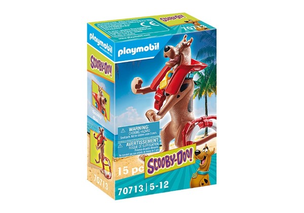 Playmobil Scooby Doo Συλλεκτική φιγούρα Scooby Ναυαγοσώστης 70713