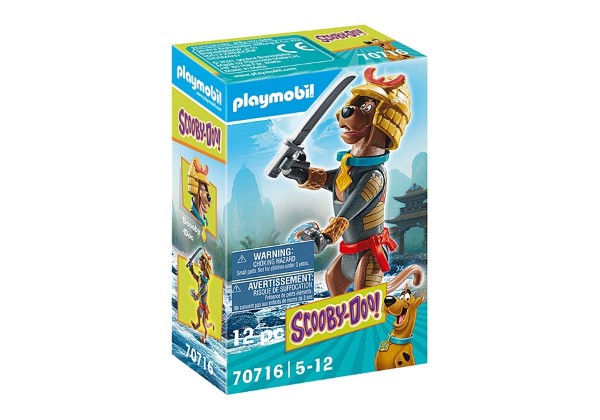Playmobil scooby Doo Συλλεκτική φιγούρα Scooby Σαμουράι 70716