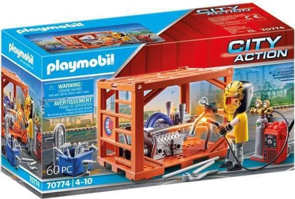 Playmobil City Action: Κατασκευαστής Container