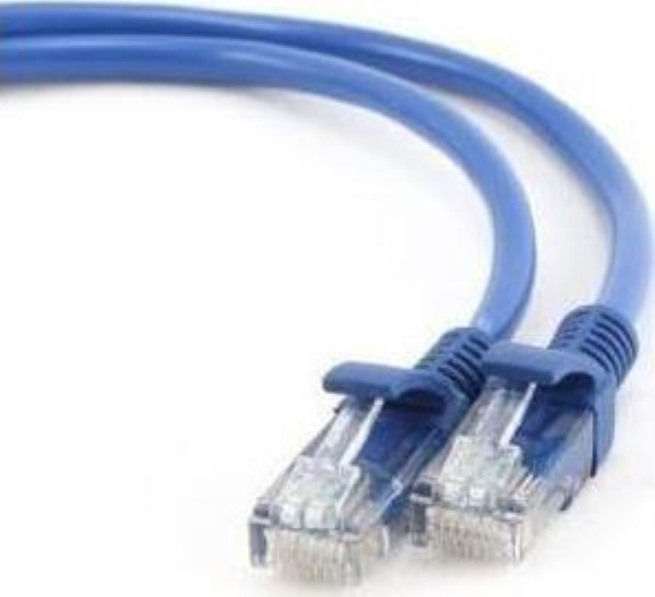 CABLEXPERT CAT5E UTP PATCH CORD BLUE 0,25M