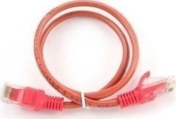 CABLEXPERT CAT5E UTP PATCH CORD RED 0,25M