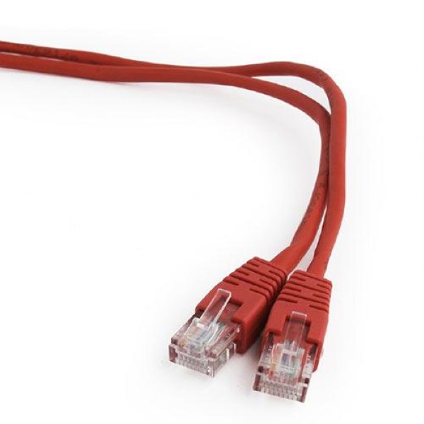 CABLEXPERT CAT5E UTP PATCH CORD 0.5M RED