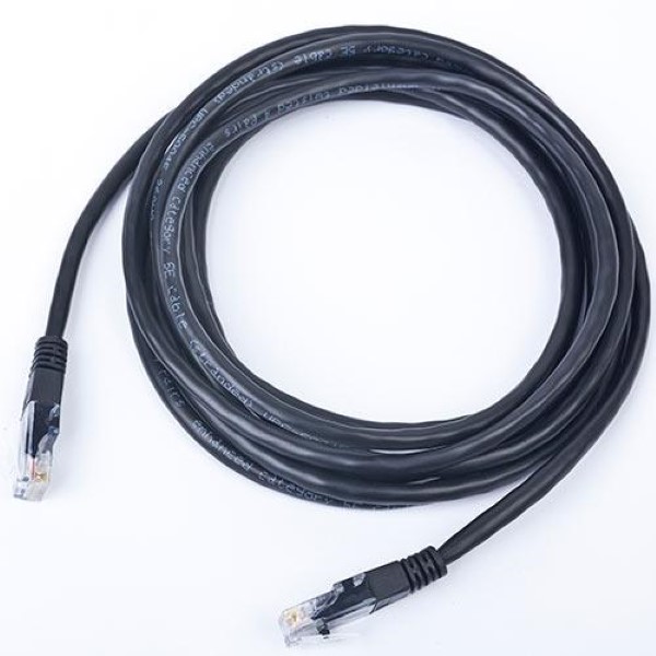 CABLEXPERT UTP PATCH CORD CAT5E BLACK 1M