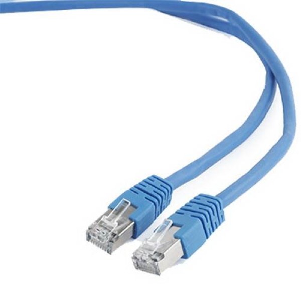 CABLEXPERT FTP CAT6 PATCH CORD BLUE 0,5M