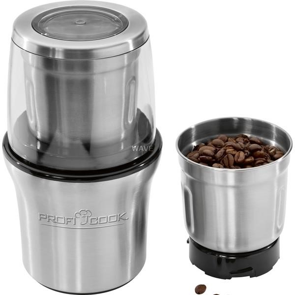 PROFICOOK PC KSW 1021 COFFEE GRINDER  STAINLESS STEEL