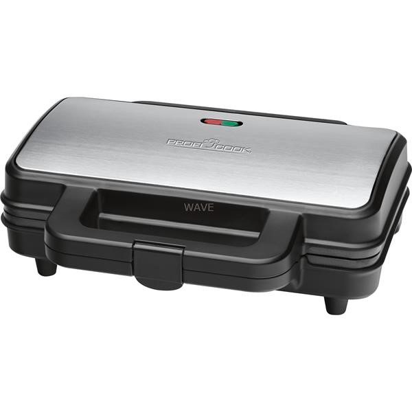 PROFICOOK PC ST 1092 SANDWICH MAKER  STAINLESS STEEL / BLACK