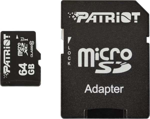 PATRIOT MICROSD 64GB LX SERIES 80MB/S