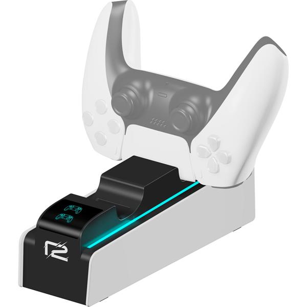 READY2GAMING PS5 DUALSENSE CHARGING STATION, WHITE