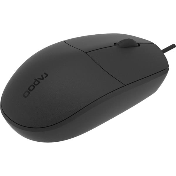 RAPOO N100 BLACK OPTICAL MOUSE